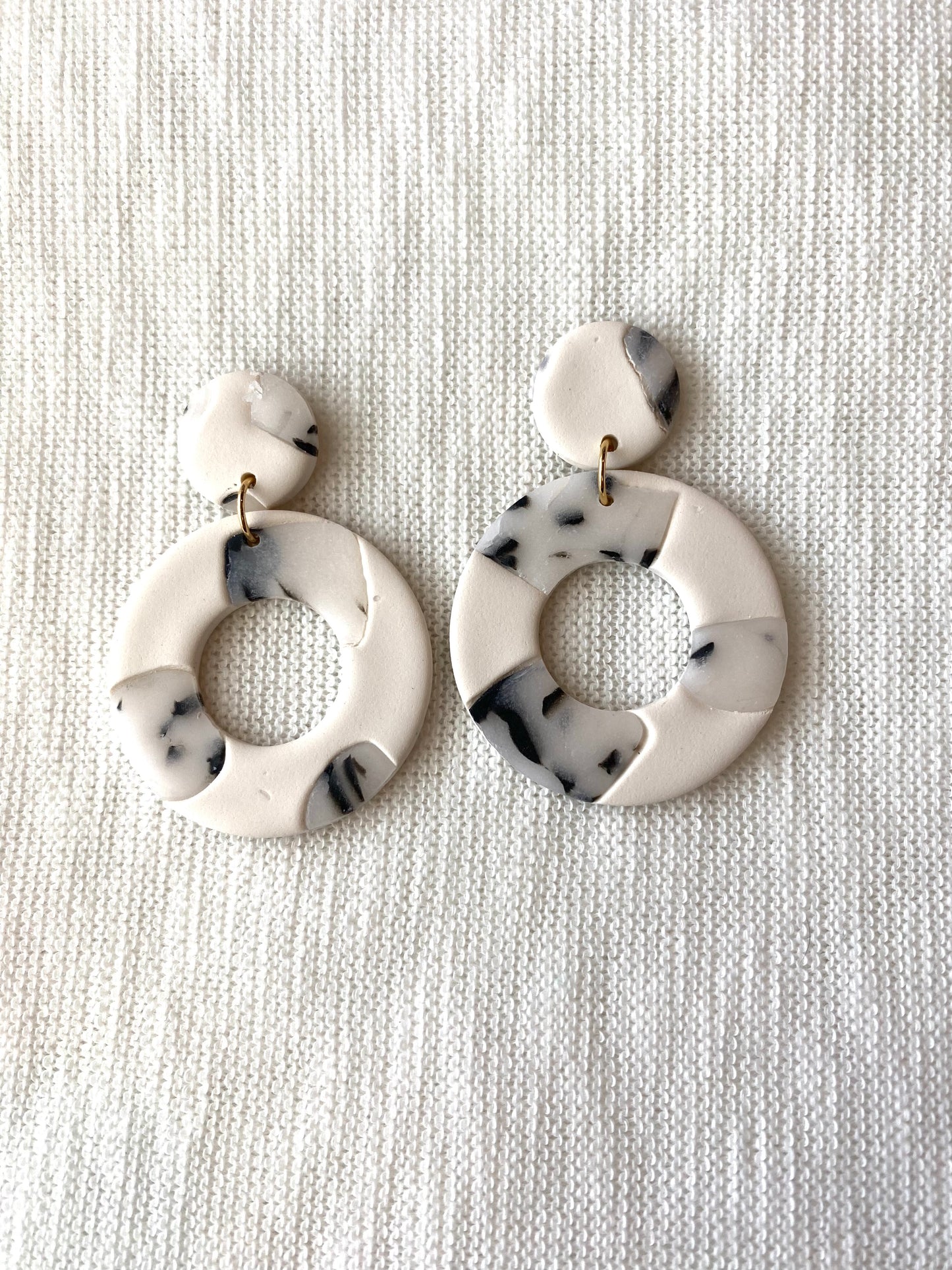 Marble Ella Hoops