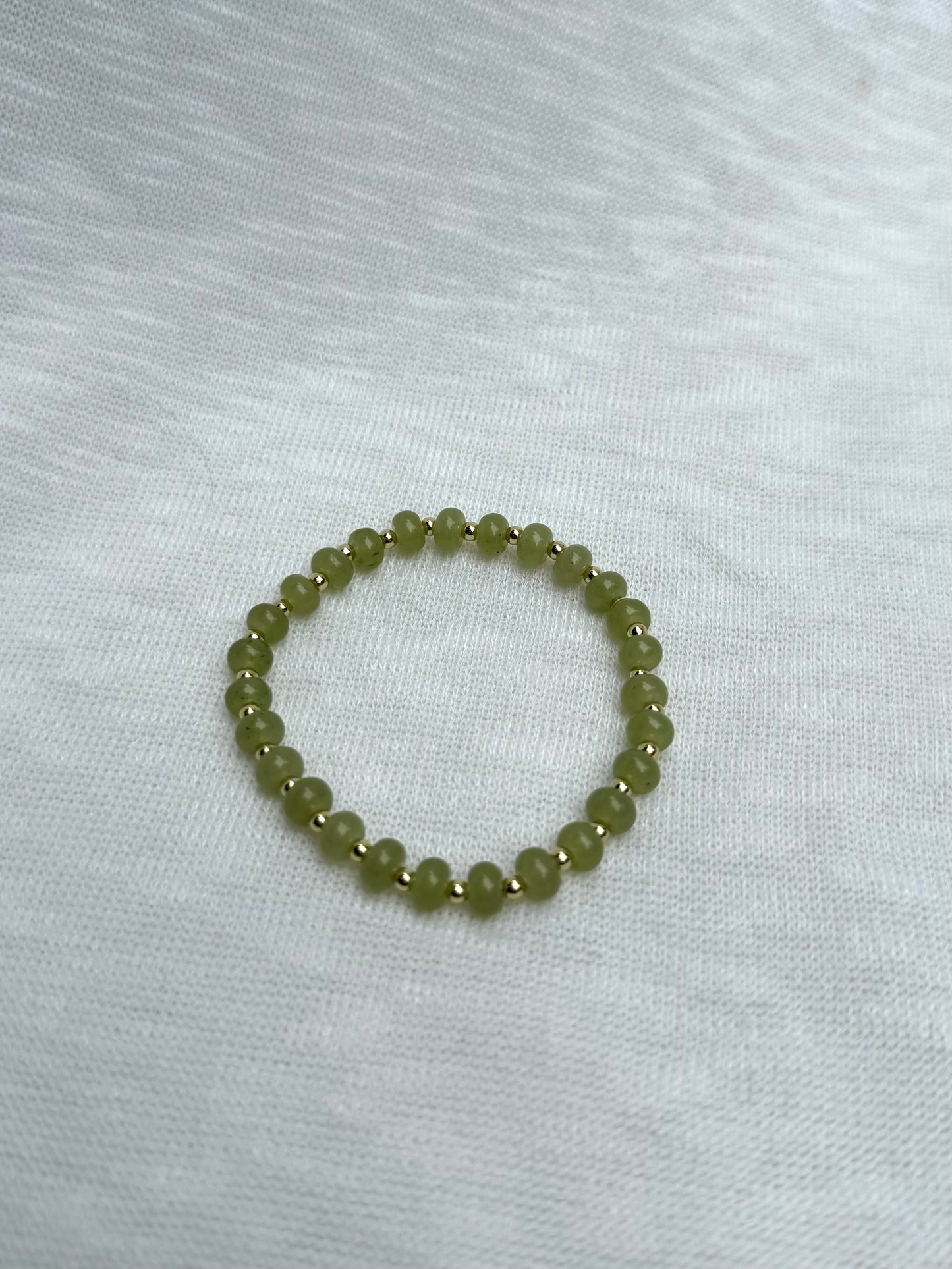 Green Beaded Bracelet