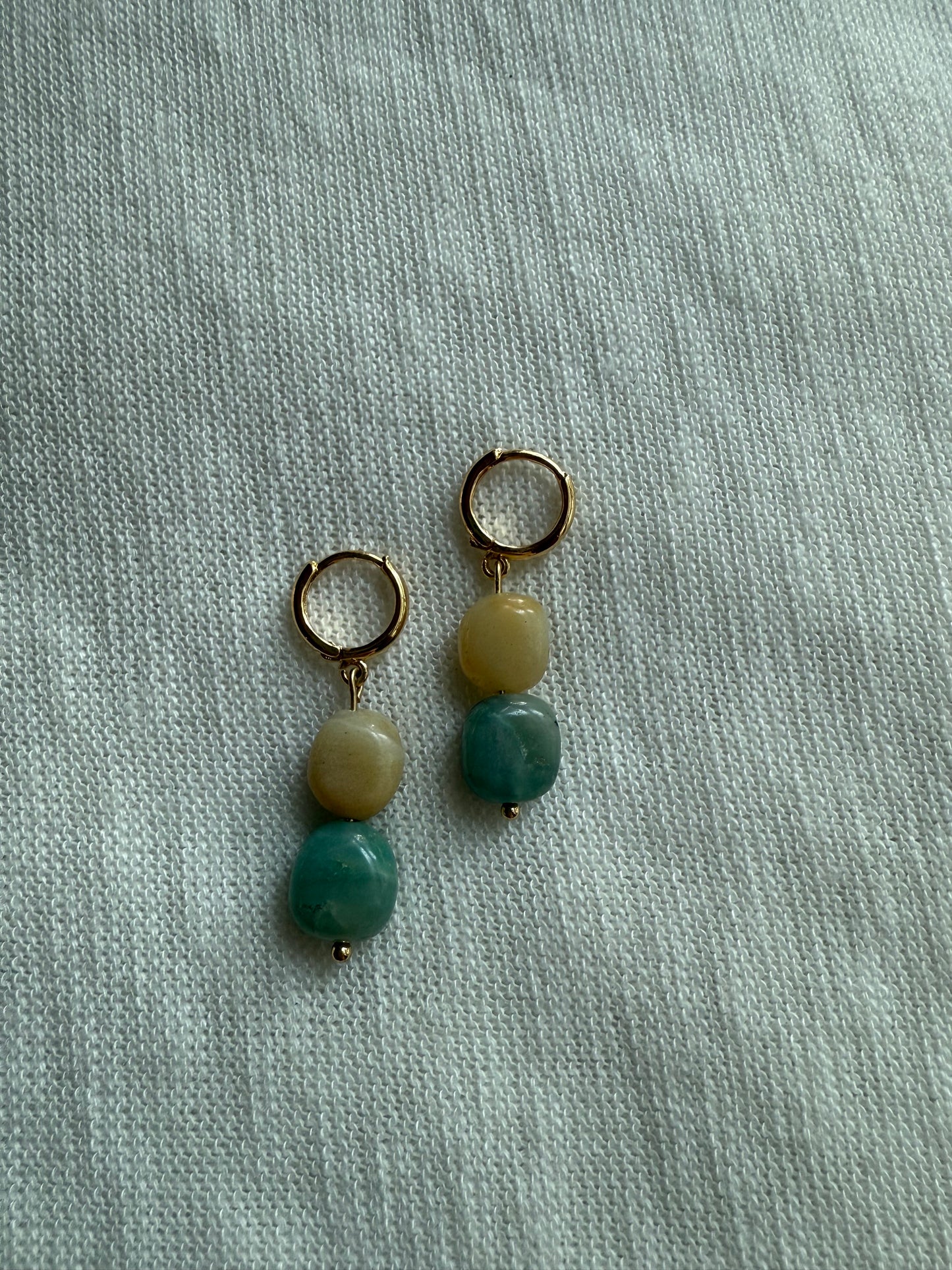 Gemstone Huggies