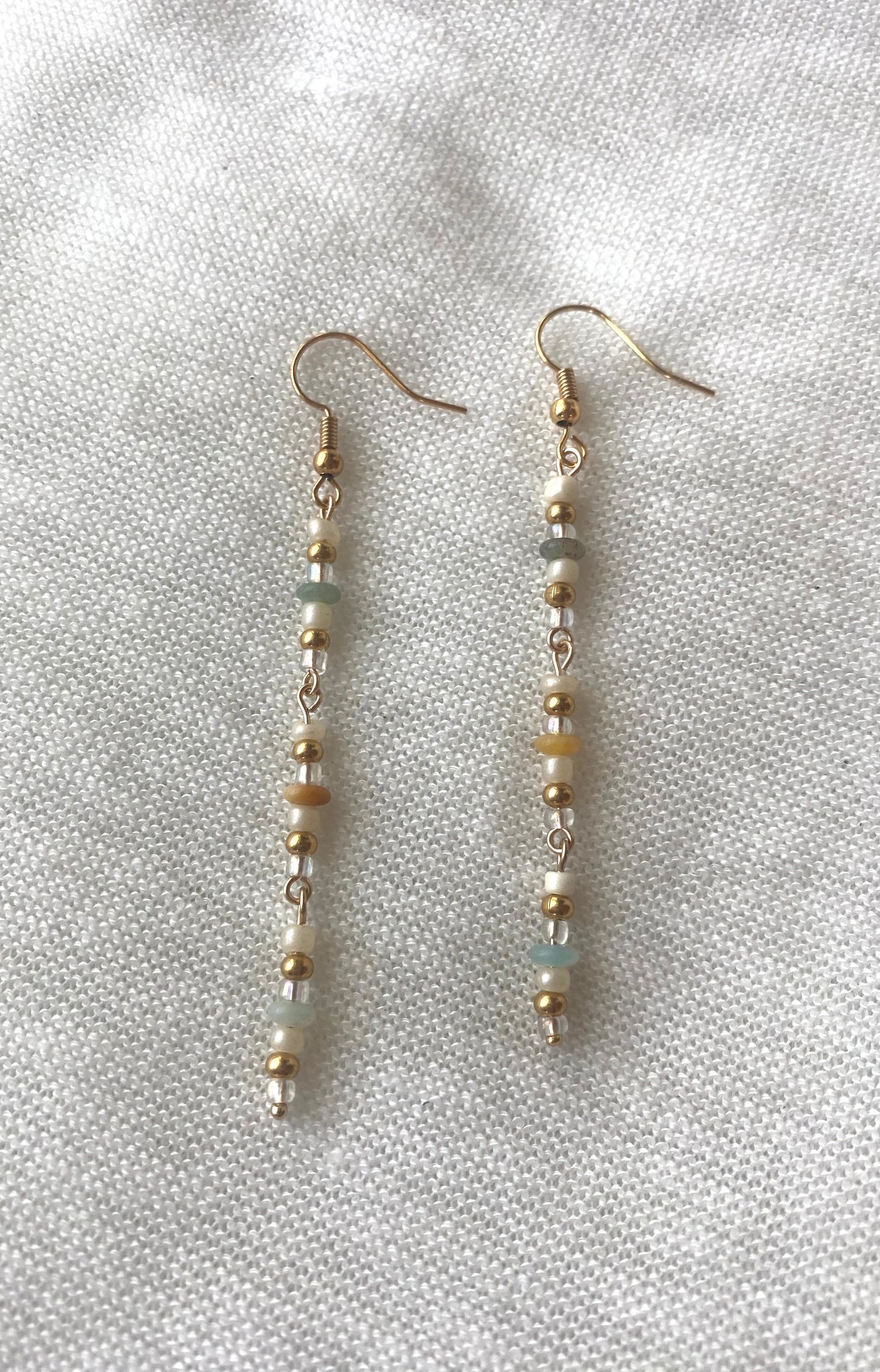 Earth Tone Beaded Dangle