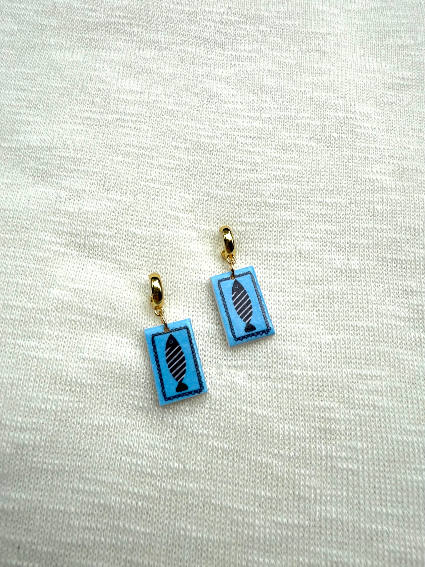 Square Fish Dangles