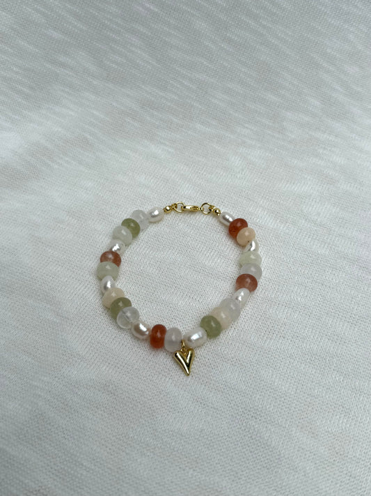 Beaded Heart Bracelet